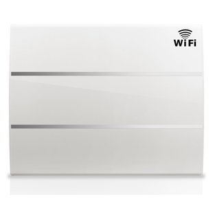 Hjm Elektrisch Radiator Evelyn Wifi 1500w Slim Keramische Traagheid Wit