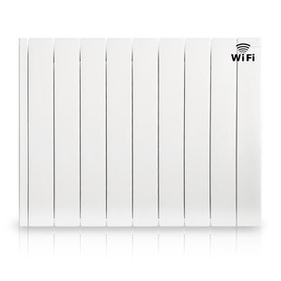 Hjm Irina Ii 1500w Vloeistof Traagheidradiator Wifi Horizontal Wit