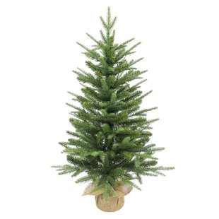 Central Park Kunstkerstboom Mini - Zonder Verlichting - H 90cm X Diam 20cm - Pe / Pvc - Groen