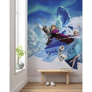 Komar Fotobehang Elsa's Magie - Blauw - 2,80m X 200cm