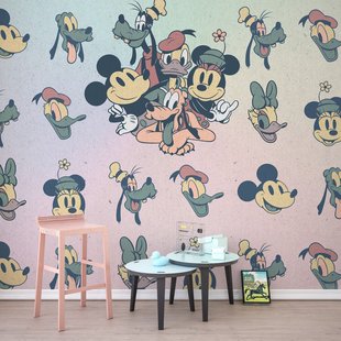 Komar Fotobehang Mickey Fab5 - Meerkleurig - 2,80m X 300cm