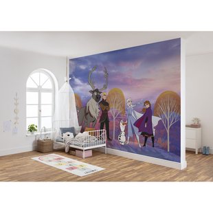 Komar Fotobehang Herfst Bos - Paars - 2,80m X 400cm