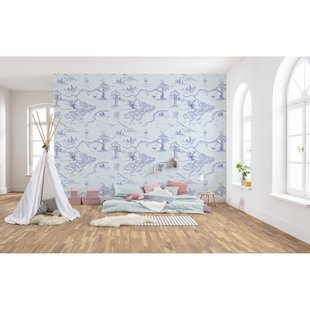 Komar Fotobehang Winnie Pooh Pat - Groen - 2,80m X 400cm