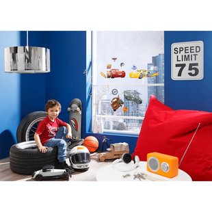 Komar Window Sticker Cars3