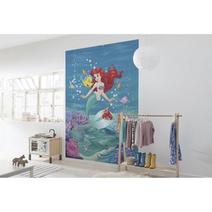 Komar Papierfotobehang Ariel Zingen - Blauw - 2,54m X 184cm