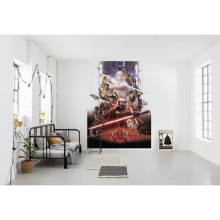 Komar Fotobehang Star Wars Ep9 Rey - Meerkleurig - 2,54m X 184cm