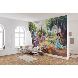 Komar Papierfotobehang Princess Park - Meerkleurig - 2,54m X 368cm