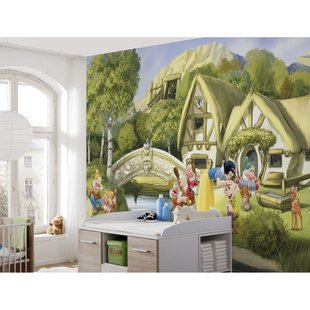 Komar Fotobehang Snowwhite - Groen - 2,54m X 368cm