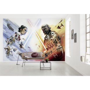 Komar Papierfotobehang Star Wars Poster Wide - Meerkleurig - 2,54m X 368cm