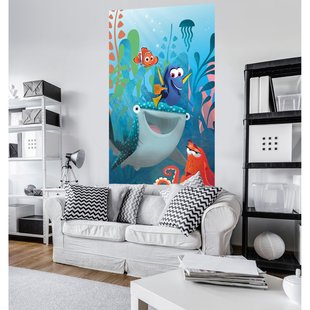 Komar Fotobehang Finding Dory Aquarel - Blauw - 2,50m X 150cm