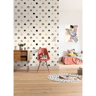 Komar Fotobehang Dumbo Hoeken - Meerkleurig - 2,80m X 200cm