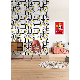 Komar Fotobehang Voet Labyrinth - Meerkleurig - 2,80m X 200cm