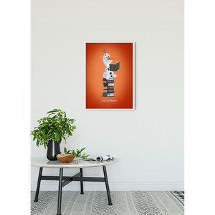 Komar Poster Frozen Olaf Lezen 30 X 40 Cm