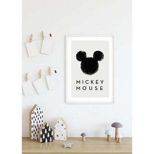 Komar Poster Mickey Mouse Silhouet 50 X 70 Cm