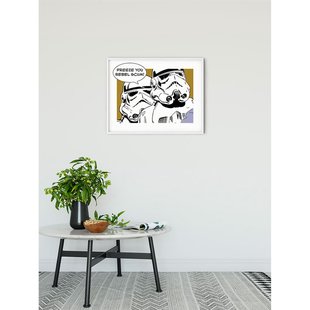 Komar Poster Star Wars Classic Comic Quote Stormtrooper 30 X 70 Cm
