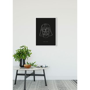 Komar Poster Star Wars Lijnen Dark Side Vader 30 X 40 Cm