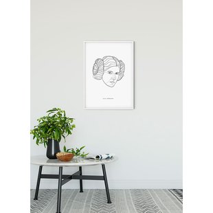 Komar Poster Star Wars Classic Force Gezichten Leia 50 X 70 Cm