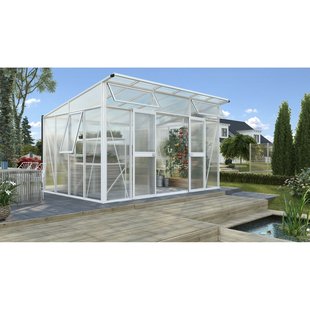 Vitavia Tuinkas Aphrodite 11500 - Polycarbonaat 10mm - Wit - 393x295x242cm