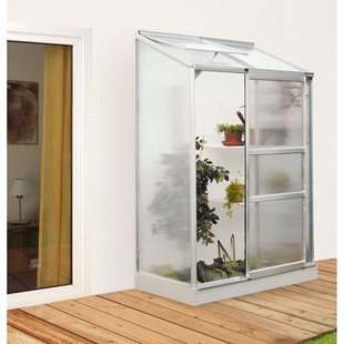 Vitavia Tuinkas Ida 900 - Polycarbonaat 4mm - Aluminium - 131x69x182cm