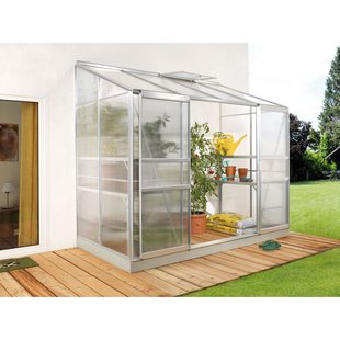 Vitavia Tuinkas Ida 3300 - Polycarbonaat 4mm - Aluminium - 255x132x222cm