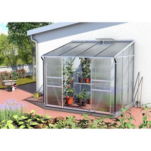 Vitavia Tuinkas Ida 5200 - Polycarbonaat 4mm - Aluminium - 262x201x221cm