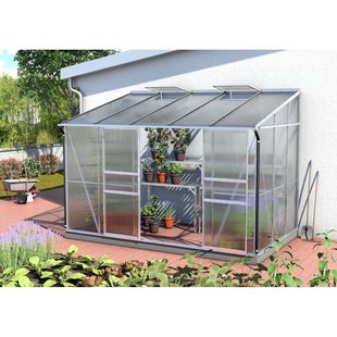 Vitavia Tuinkas Ida 6500 - Polycarbonaat 4mm - Aluminium - 324x201x221cm