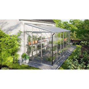 Vitavia Tuinkas Ida 7800 - Veiligheidsglas 3mm En Polycarbonaat 6mm - Aluminium - 387x201x221cm