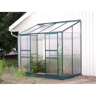 Vitavia Tuinkas Ida 3300 - Polycarbonaat 4mm - Smaragd - 255x132x222cm