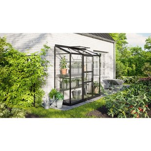 Vitavia Tuinkas Ida 1300 - Veiligheidsglas 3mm - Zwart - 193x69x182cm