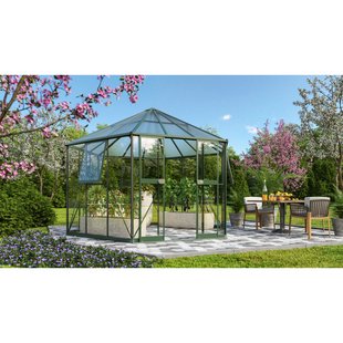Vitavia Tuinkas Galaxis 9000 - Veiligheidsglas 6mm - Smaragd - 336x383x284cm