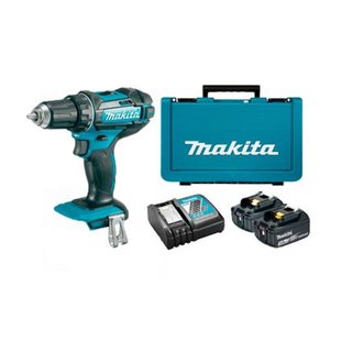 Makita Accuboormachine Ddf482rfe - 18v Geborsteld- (2x 3,0ah)