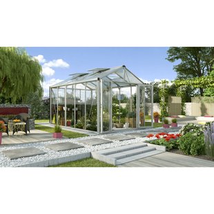 Vitavia Tuinkas Zeus Comfort 10000 - Veiligheidsglas 3mm + Polycarbonaat 10mm - Aluminium - 258x391x250cm