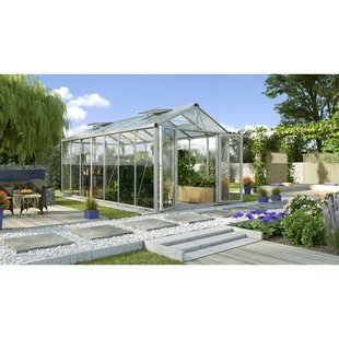 Vitavia Tuinkas Zeus Comfort 13800 - Veiligheidsglas 3mm + Polycarbonaat 10mm - Aluminium - 258x540x250cm