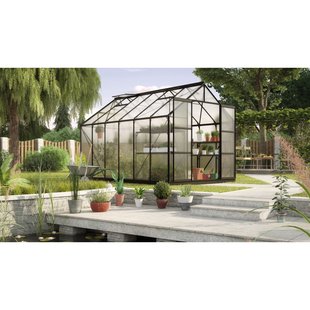 Vitavia Kas Uranus 9900 - Polycarbonaat 6mm - Zwart - 257x383x248cm