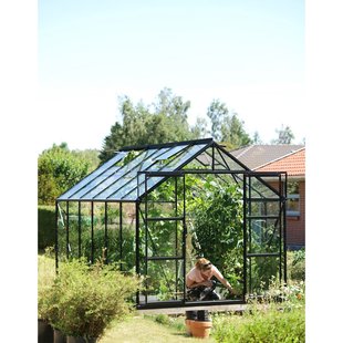 Vitavia Tuinkas Uranus 9900 - Veiligheidsglas 3mm - Zwart - 257x383x248cm