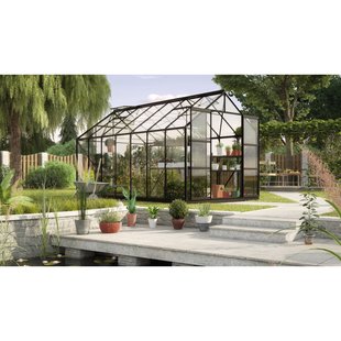 Vitavia Tuinkas Uranus 11500 - Veiligheidsglas 3mm - Zwart - 257x445x248cm