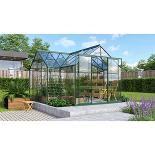 Vitavia Tuinkas Sirius - Veiligheidsglas 3mm - Smaragd - 383x383x254cm