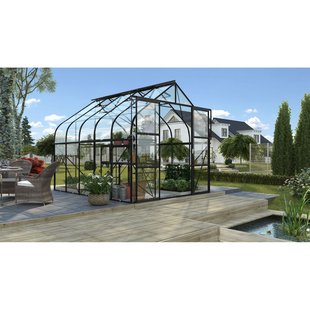 Vitavia Tuinkas Diana 8300 - Veiligheidsglas 3mm - Zwart - 264x321x255cm