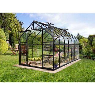 Vitavia Tuinkas Diana 11500 - Veiligheidsglas 3mm - Zwart - 264x445x255cm