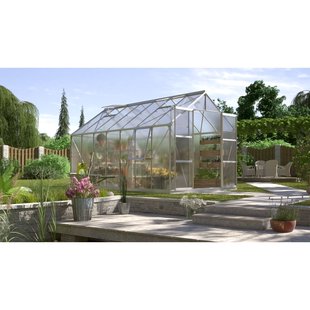 Vitavia Tuinkas Jupiter 11500 - Polycarbonaat 4mm - Aluminium - 257x445x248cm