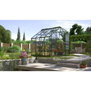 Vitavia Tuinkas Jupiter 6700 - Veiligheidsglas 3mm - Smaragd - 257x258x248cm