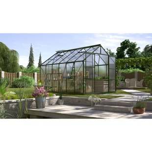 Vitavia Tuinkas Jupiter 9900 - Polycarbonaat 4mm - Smaragd - 257x383x248cm