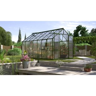 Vitavia Tuinkas Jupiter 11500 - Polycarbonaat 4mm - Smaragd - 257x445x248cm