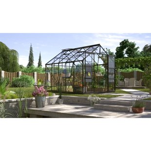 Vitavia Tuinkas Jupiter 8300 - Veiligheidsglas 3mm - Zwart - 257x321x248cm