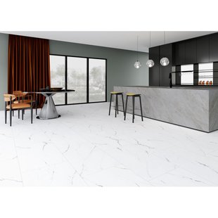 Pvc-tegel Xxl Solid Rock Light Marble - 4-zijdige V-groef - 8,5mm - Pakketinhoud 2,977m²