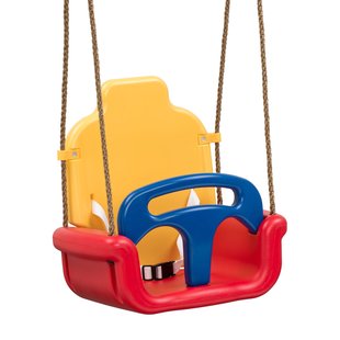 Swingking Groeischommel Geel/rood/blauw