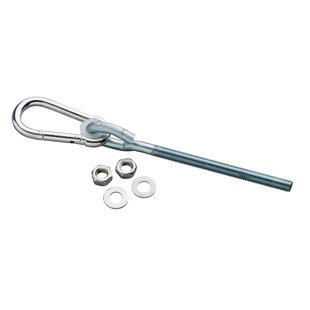 Swingking Schommelhaak M12x14cm Met Karabijnhaak - 4 Stuks