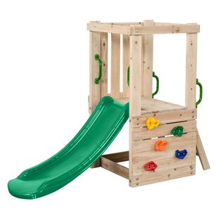 Swingking Speeltoren Mari Small Met Glijbaan Groen 65x170x12cm