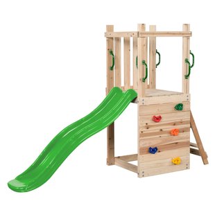 Swingking Speeltoren Mari Met Glijbaan Appelgroen 74x245x168cm