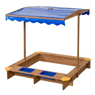 Swingking Zandbak Ibiza Hout 120x120x18cm